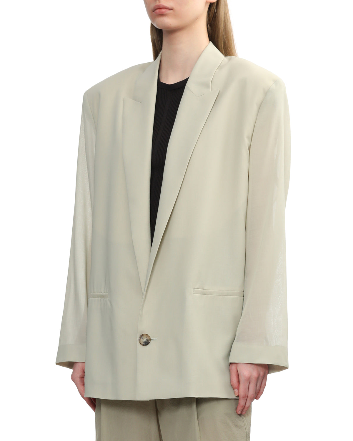 Relaxed fit blazer