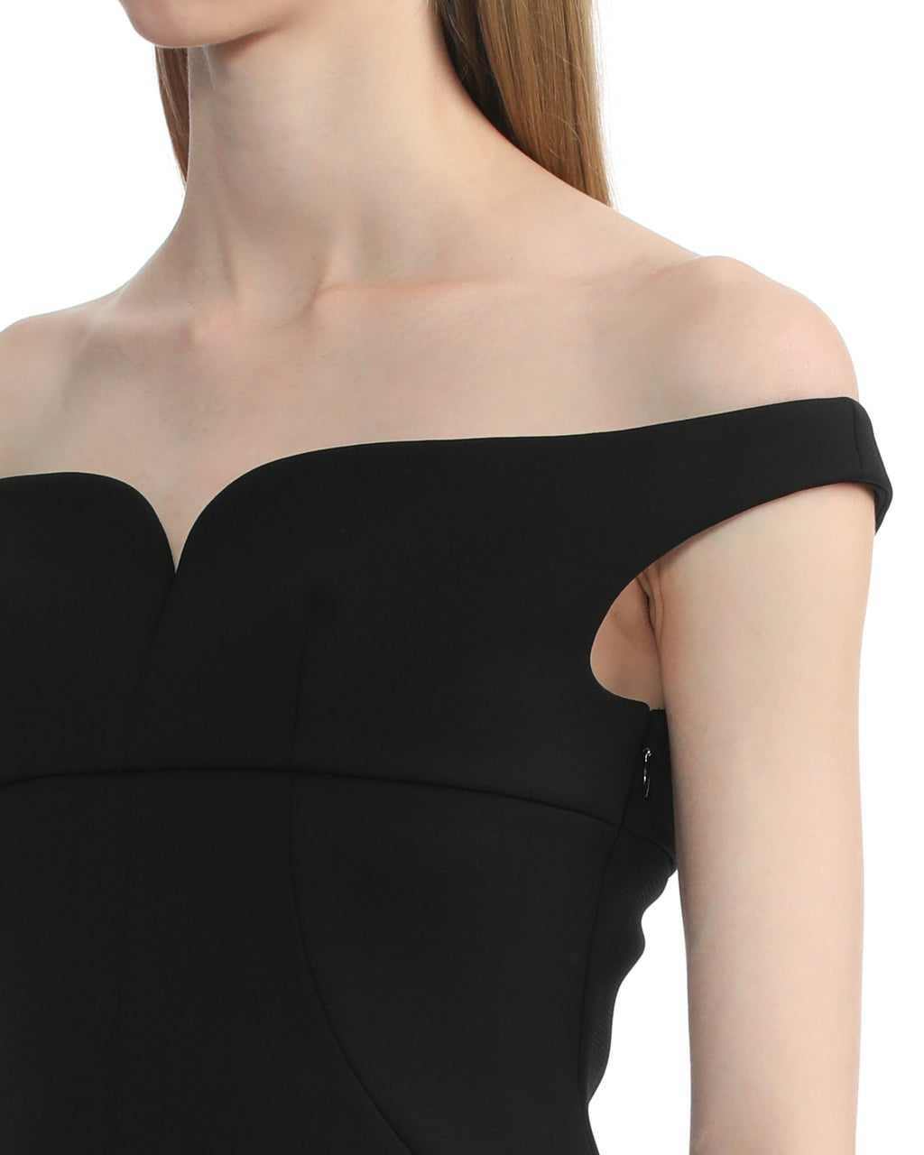 Off shoulder panelled top