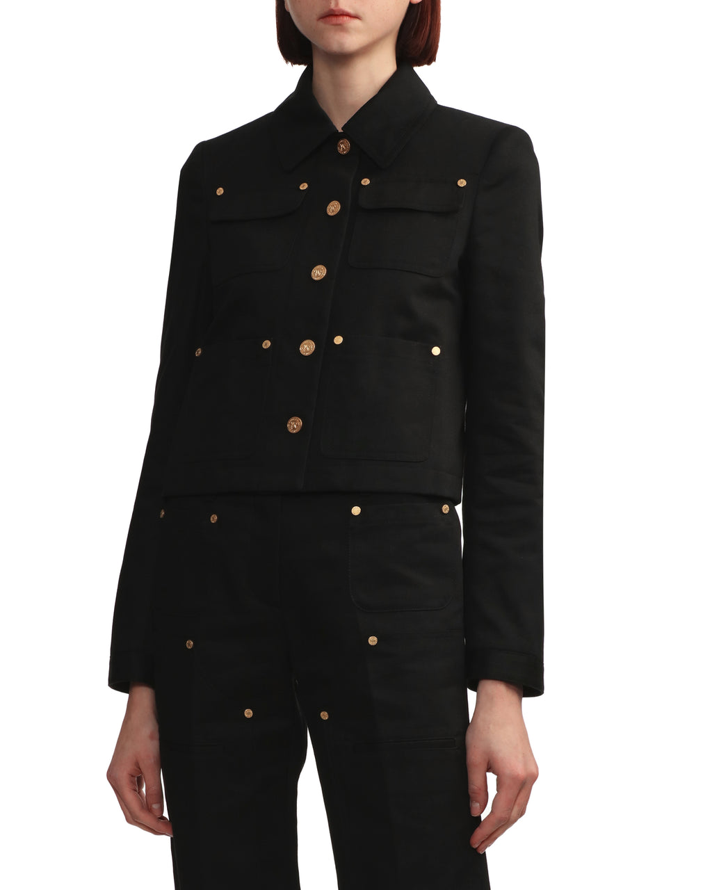 Cotton pockets jacket
