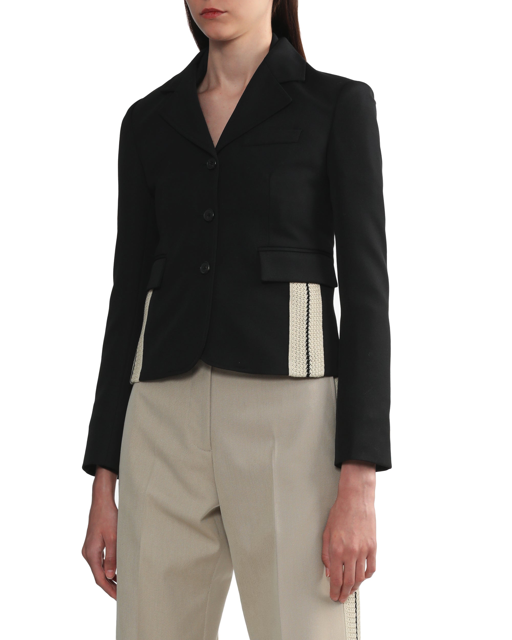 Fitted track blazer
