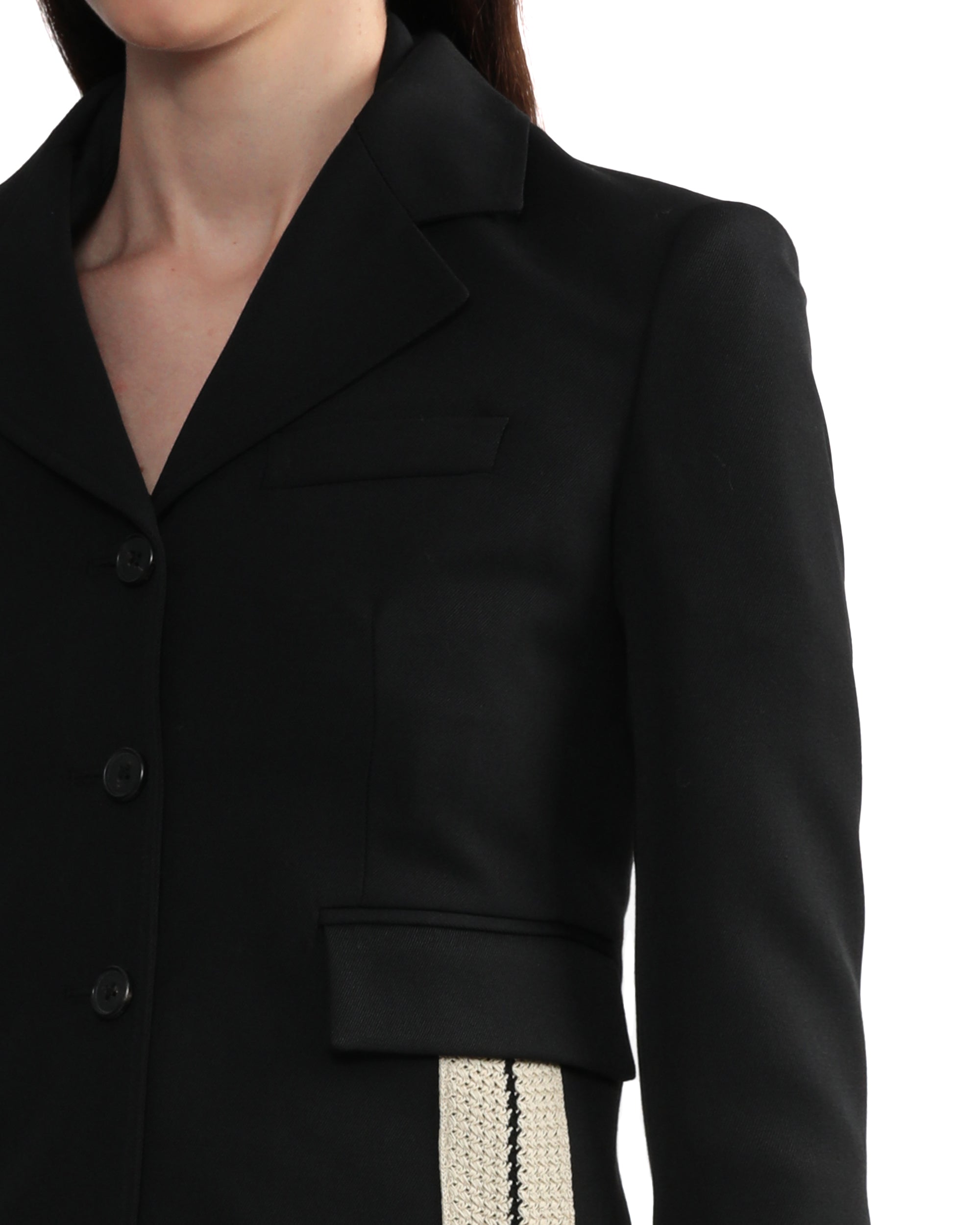Fitted track blazer