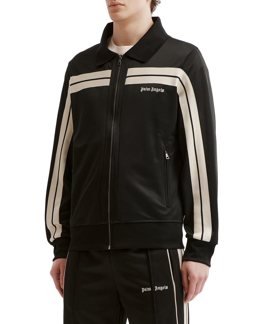 Striped track jacket