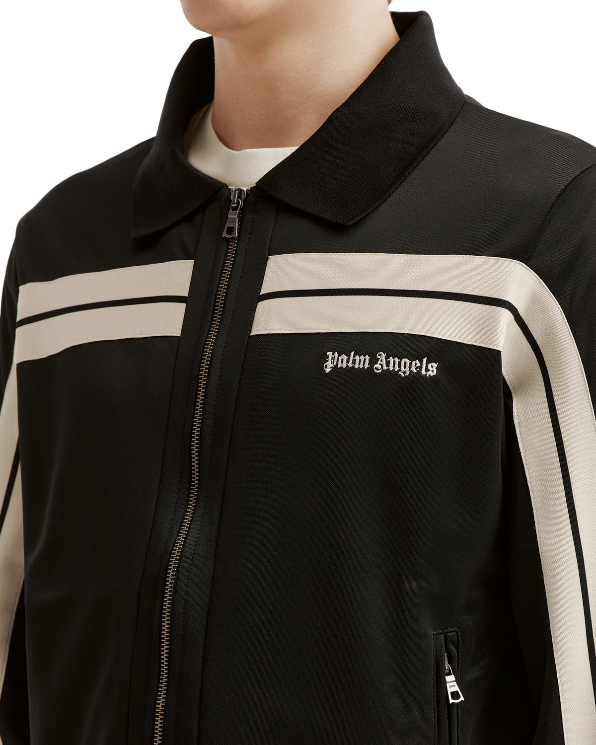 Striped track jacket