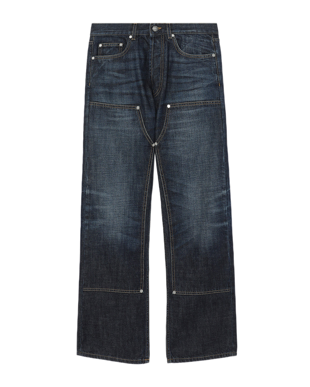 Monogram workwear jeans