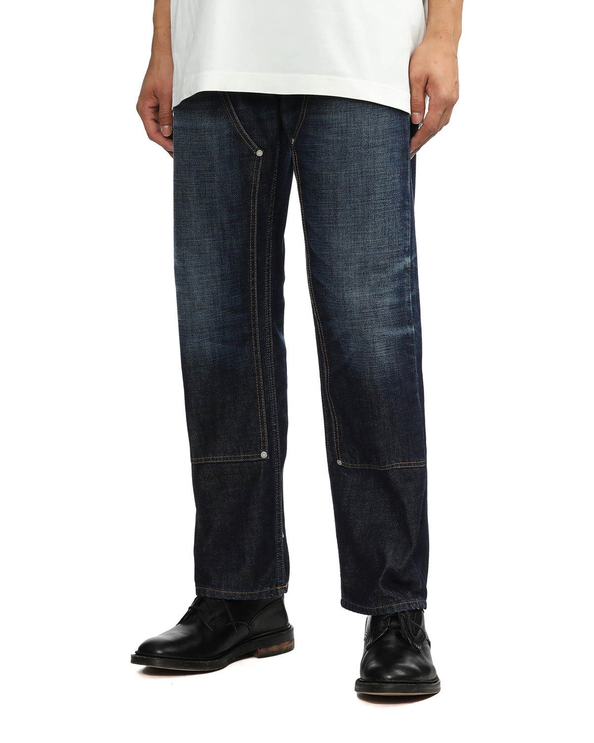 Monogram workwear jeans
