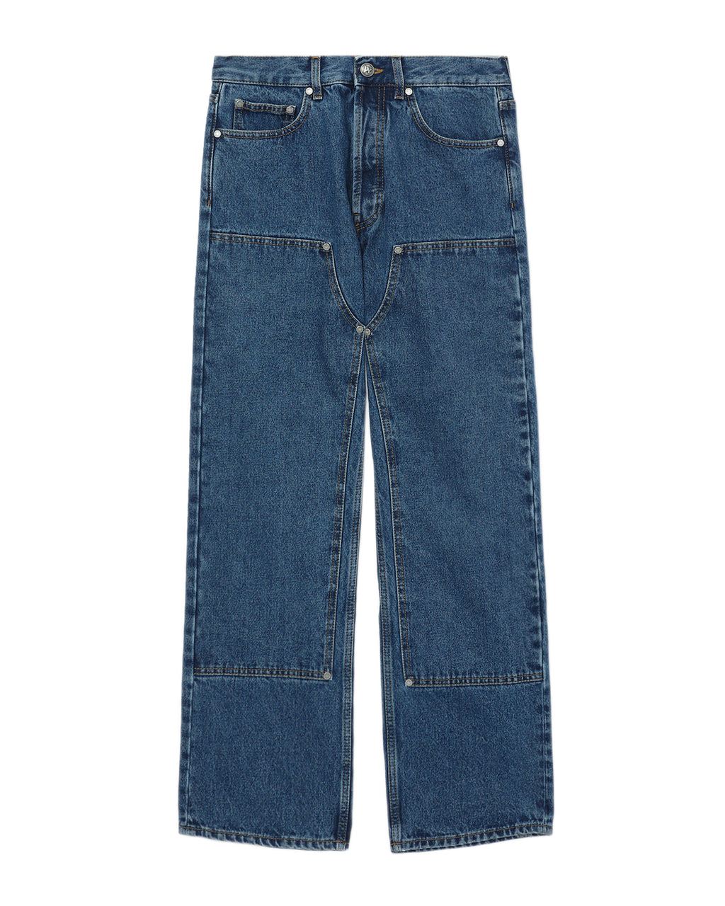 Monogram workwear jeans