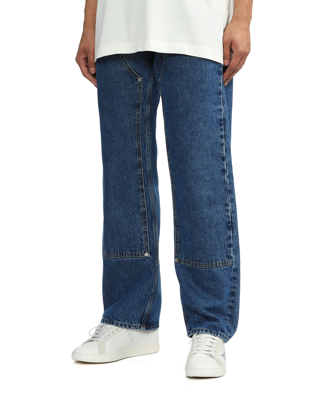 Monogram workwear jeans