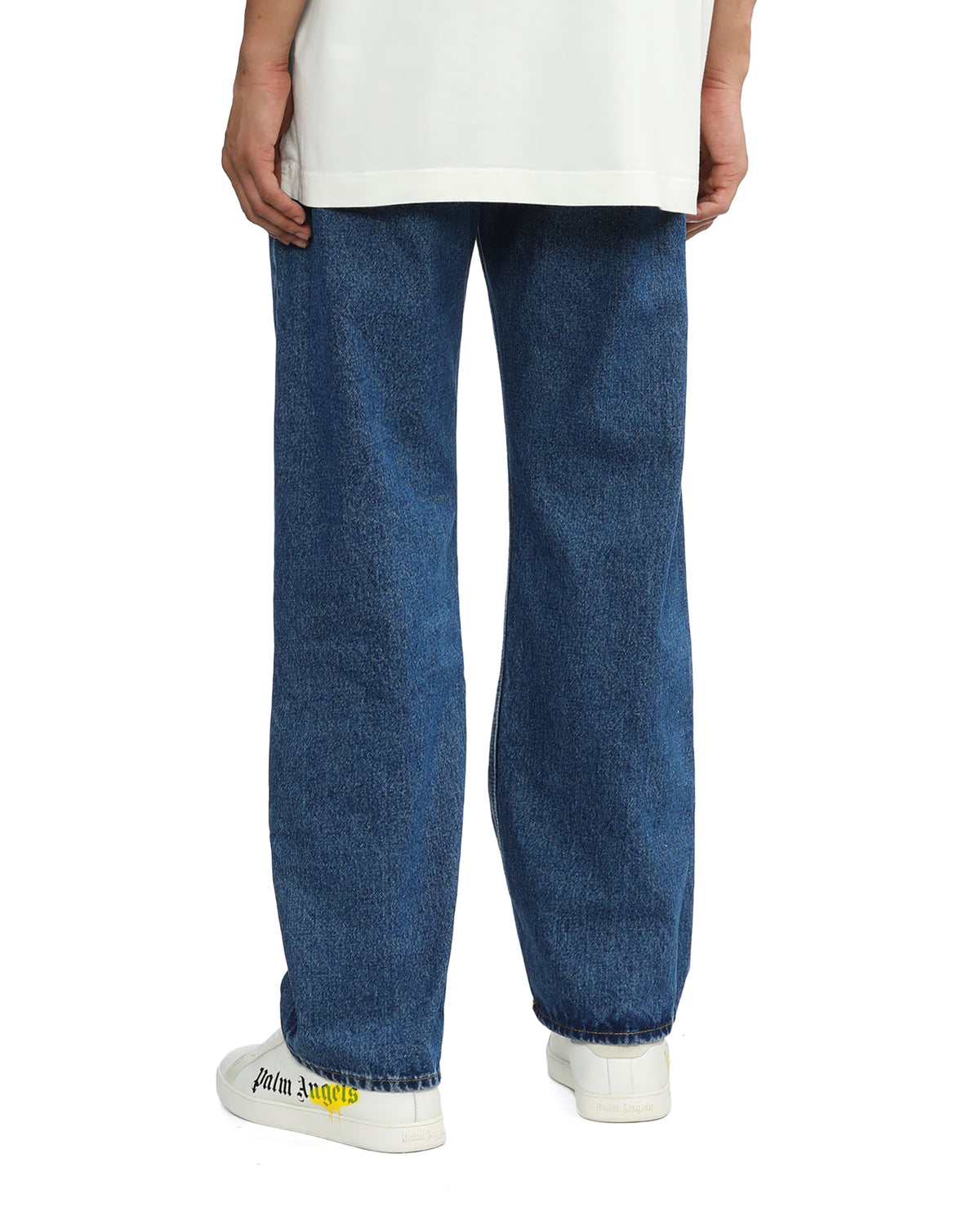 Monogram workwear jeans