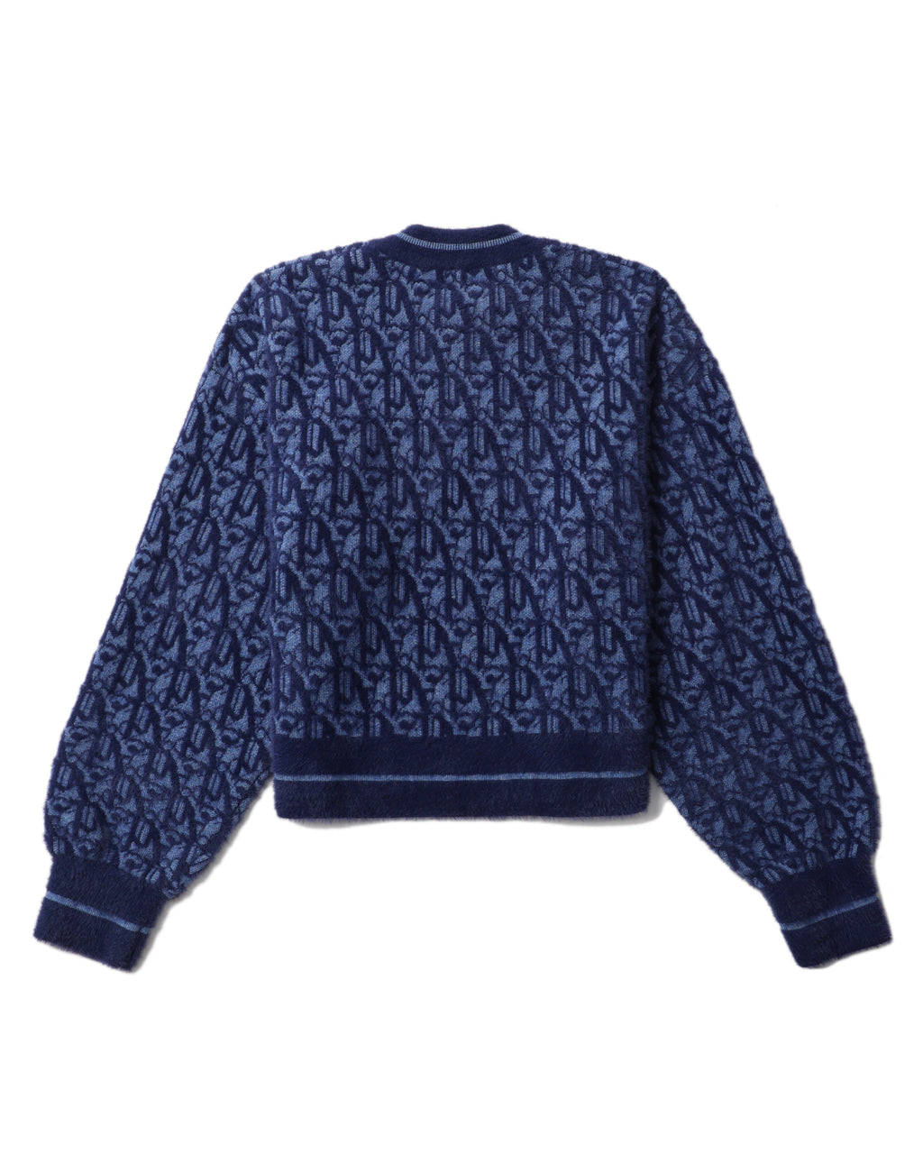 Jacquard monogram knitted sweatshirt