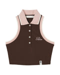 Polo crop top