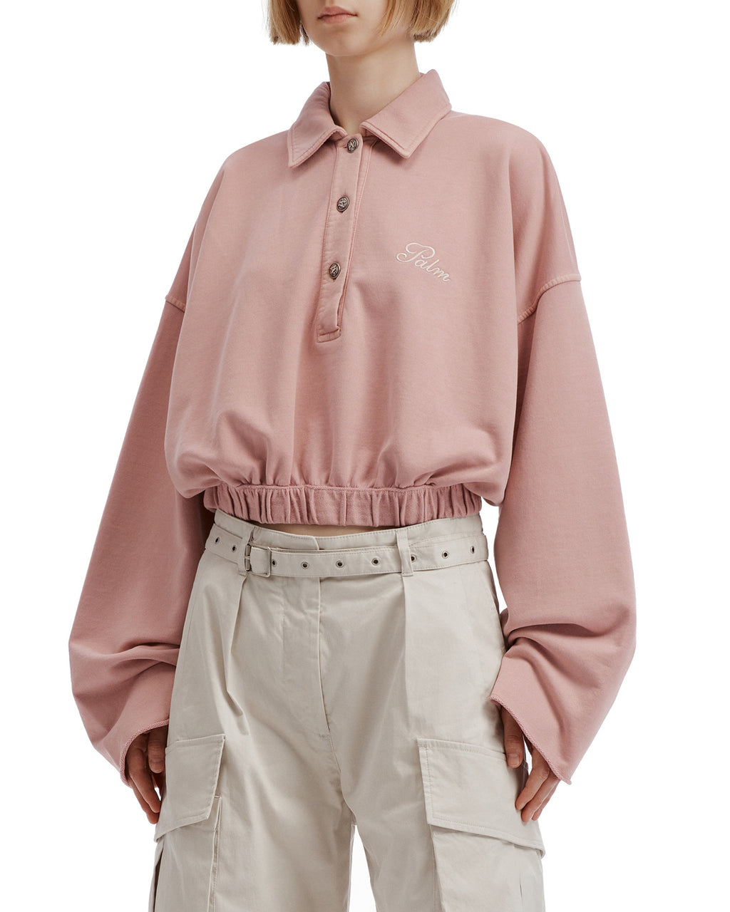 Palm sway polo shirt