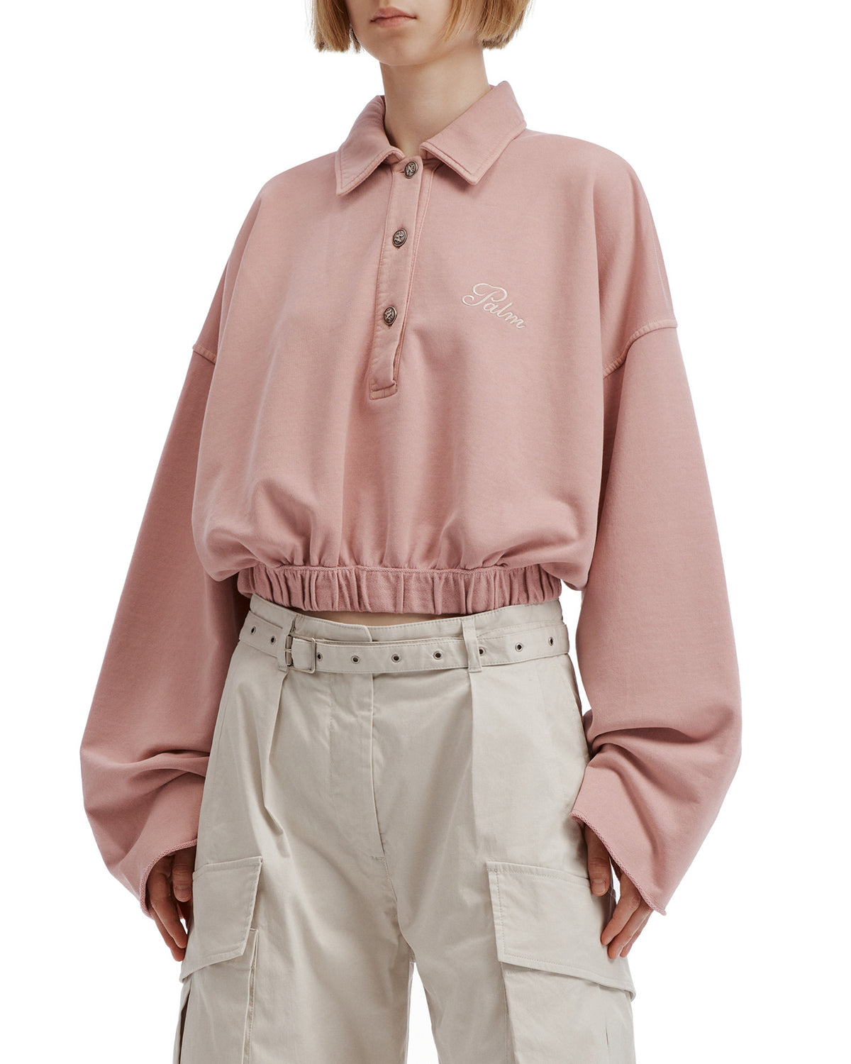 Palm sway polo shirt