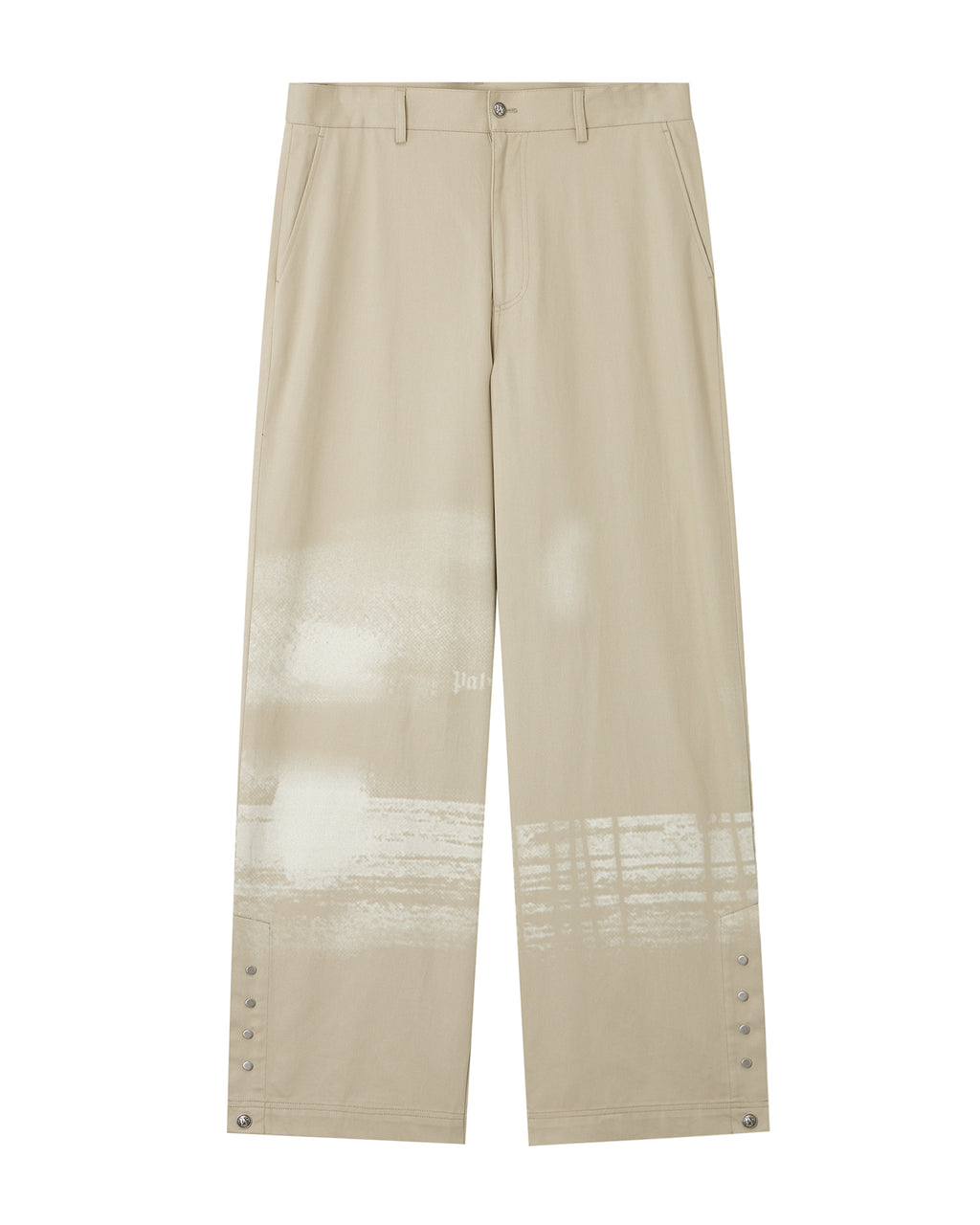 Button-hem pants