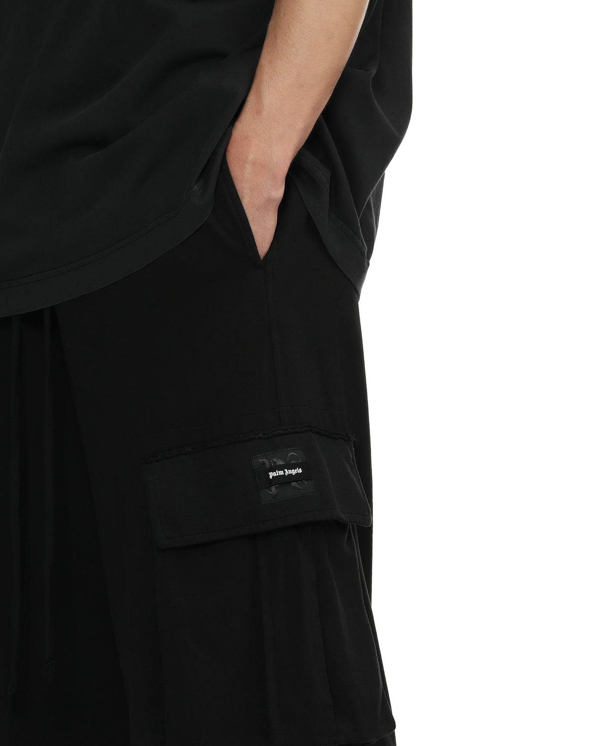 Wide leg cargo pants