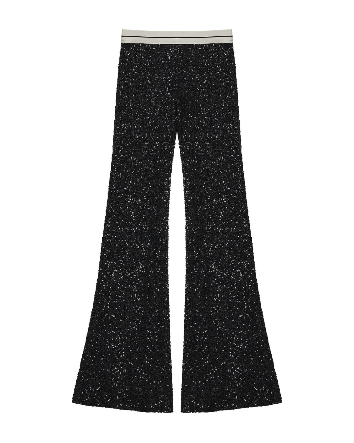 Sequin flare pants