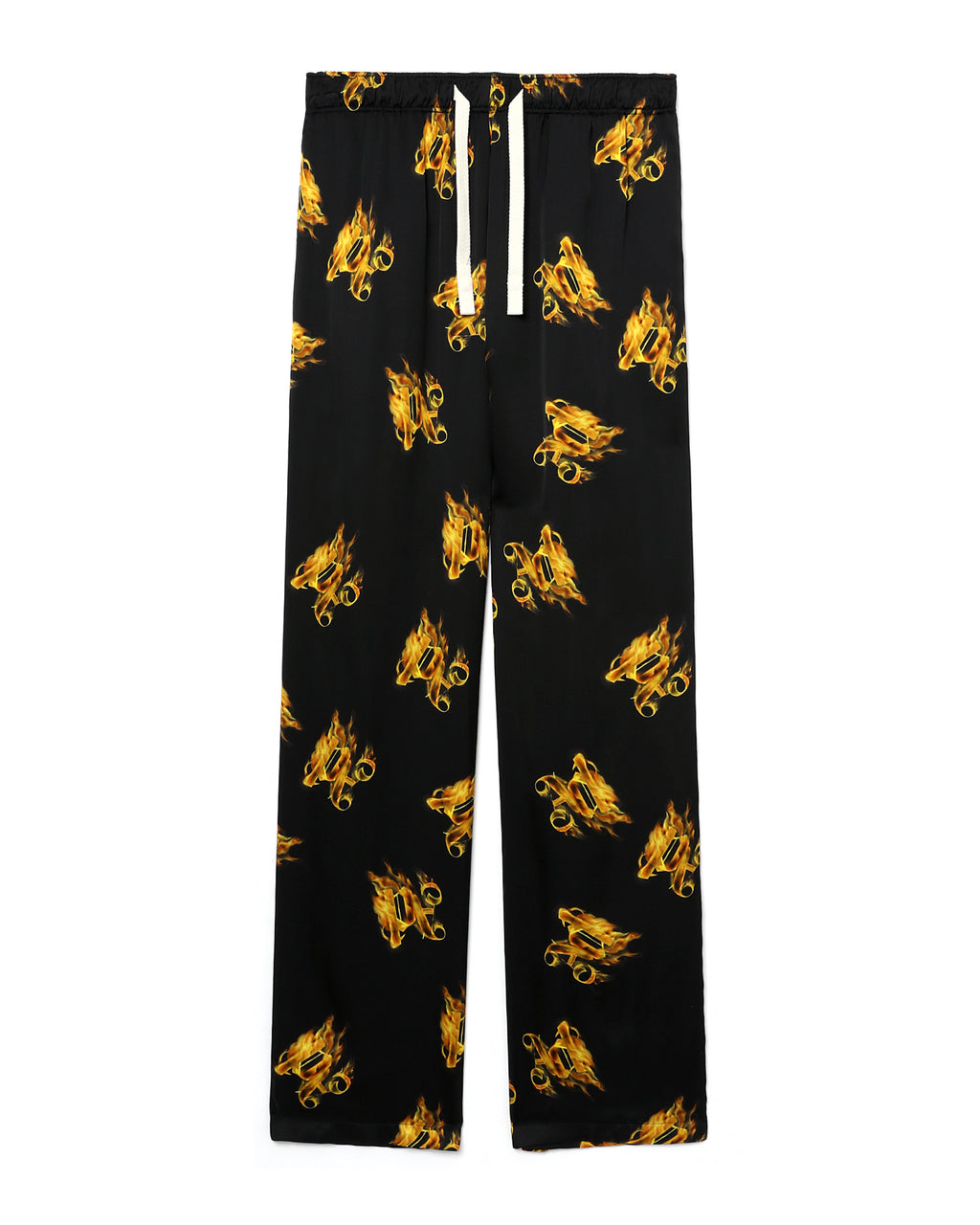 Burning monogram loose pants