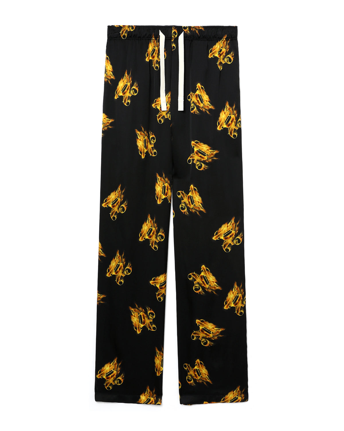 Burning monogram loose pants