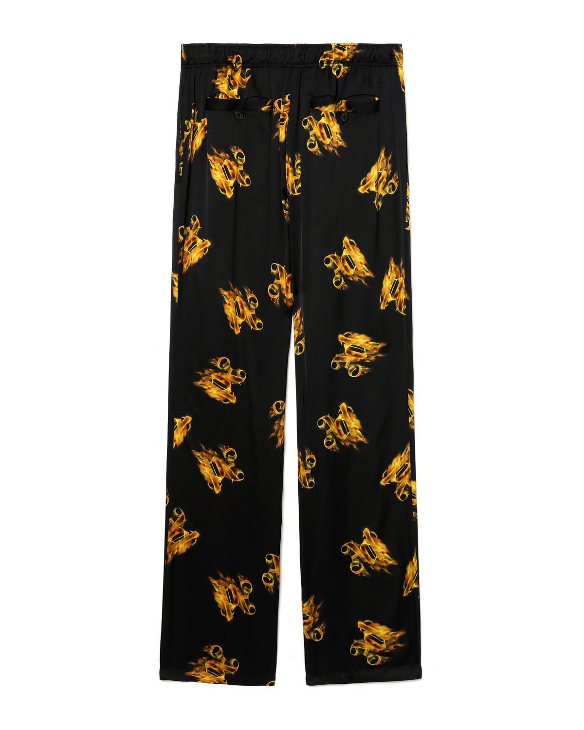 Burning monogram loose pants