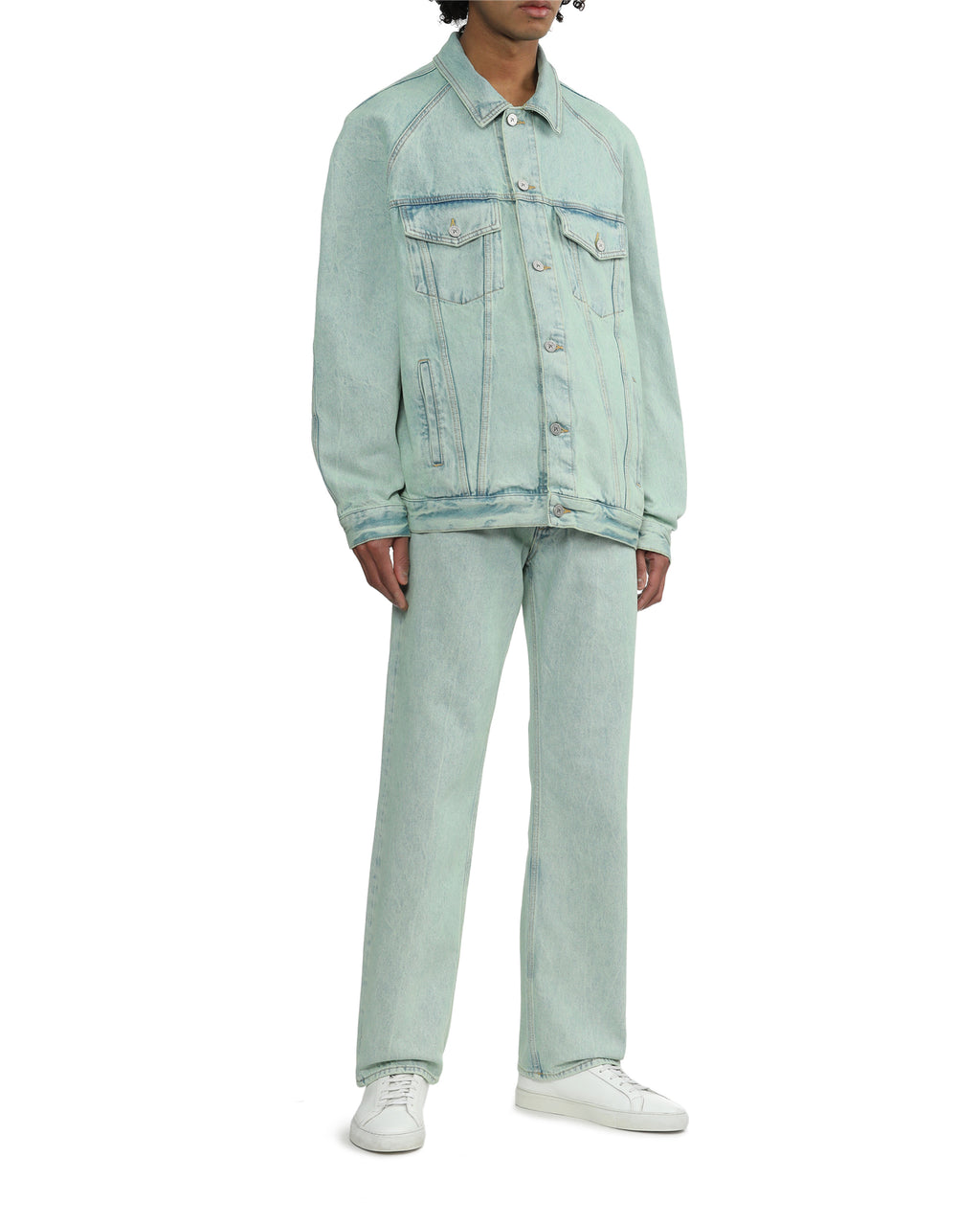 Overdye logo jeans