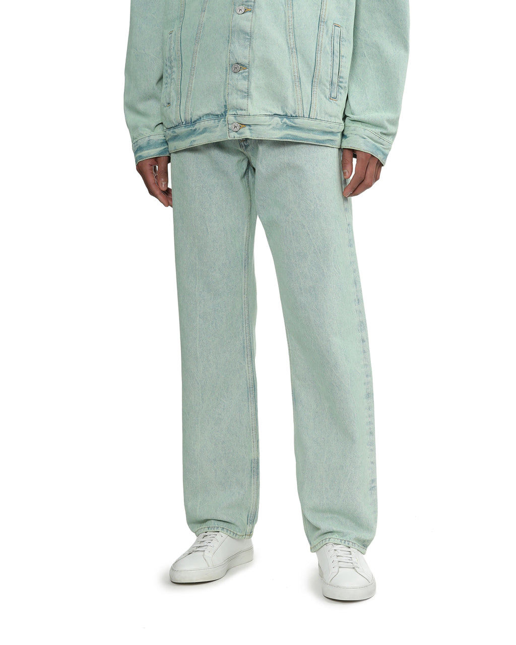Overdye logo jeans