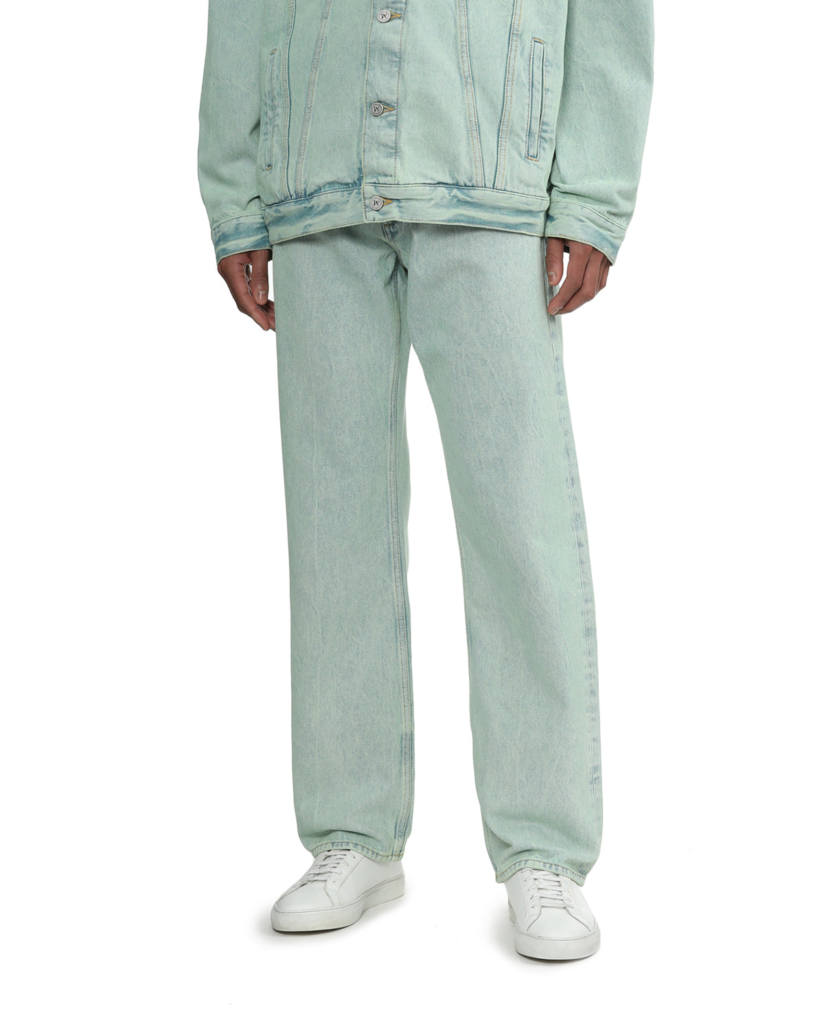 Overdye logo jeans