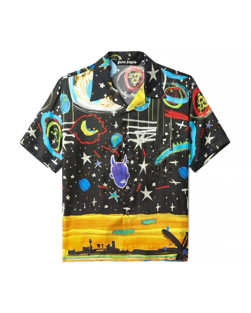 Starry night bowling shirt