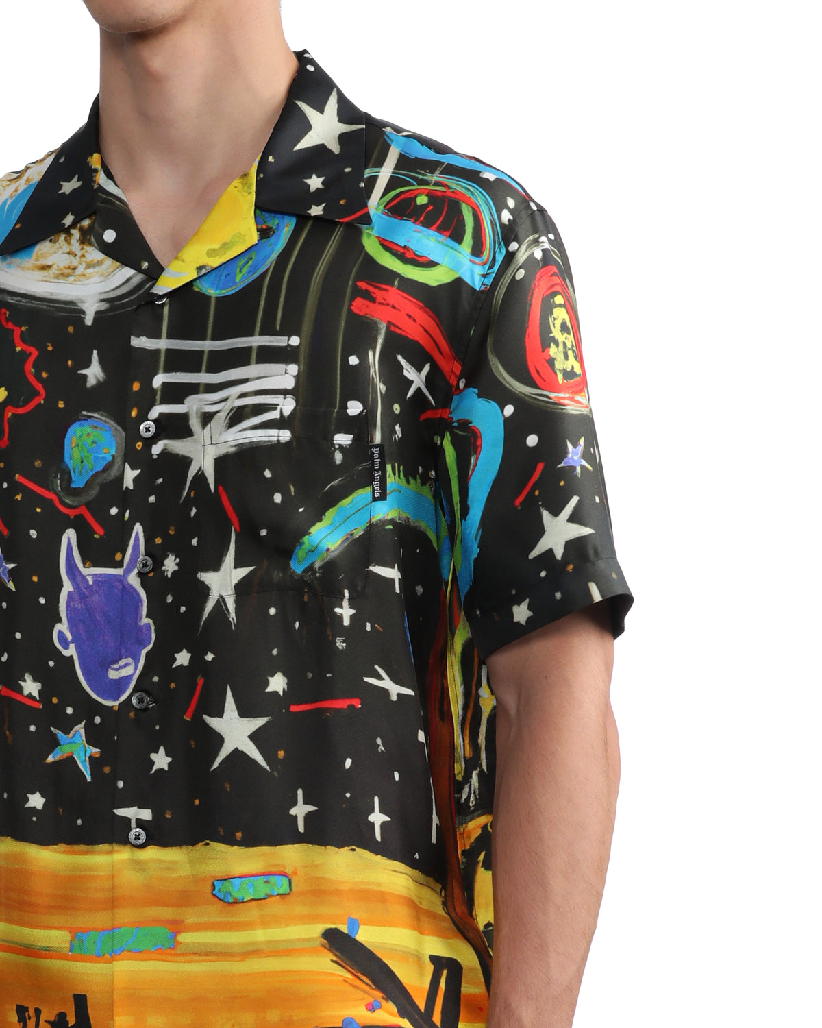Starry night bowling shirt