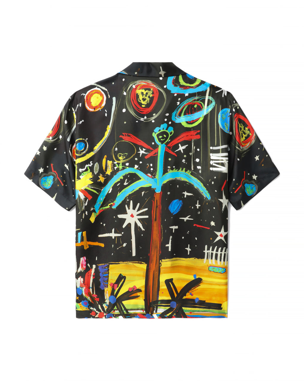 Starry night bowling shirt