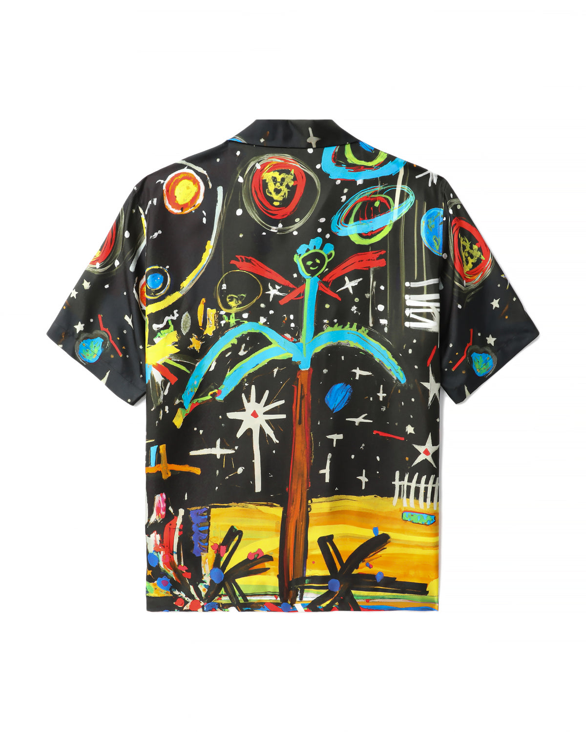 Starry night bowling shirt
