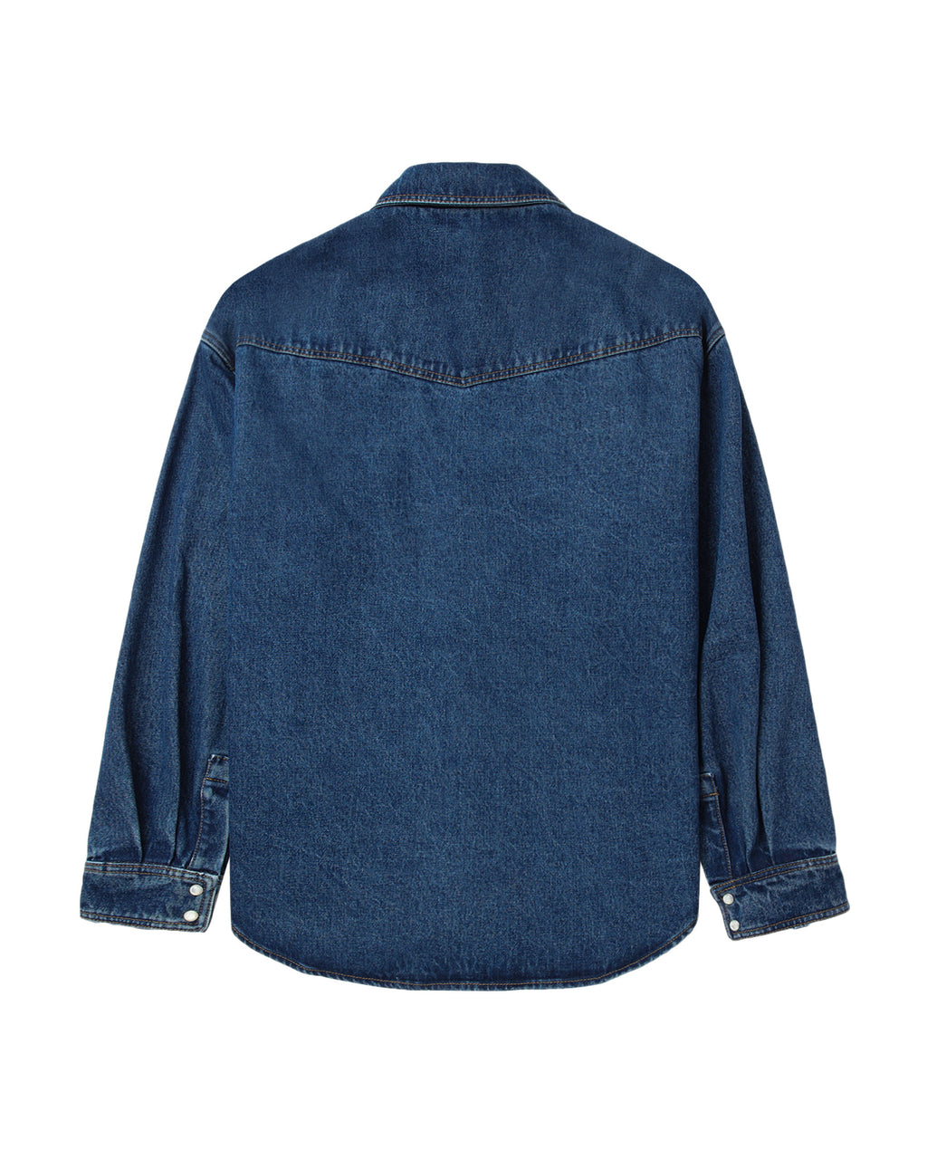 Monogram denim shirt