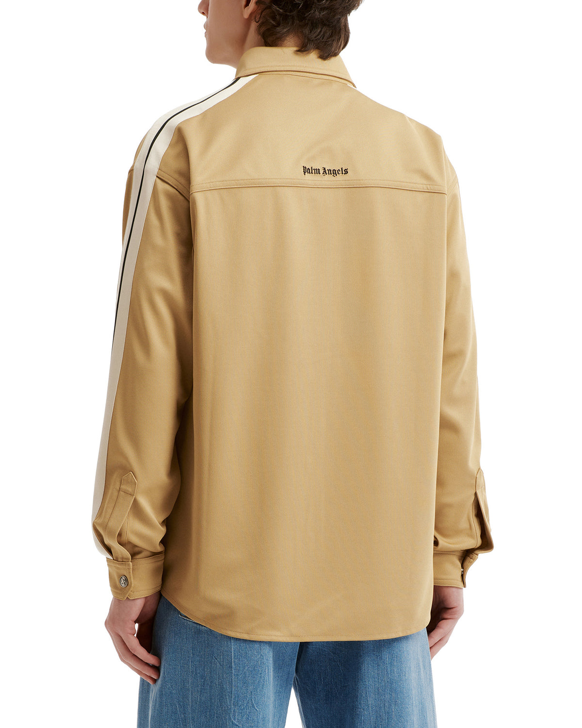 Side stripe overshirt