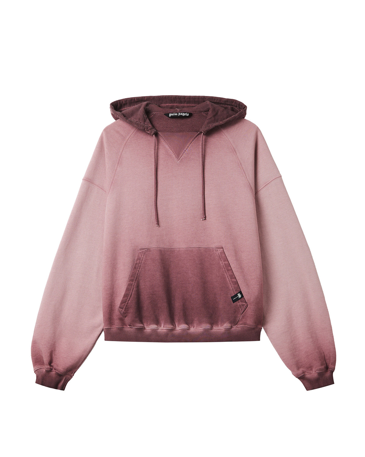 Washed hooded sweatshirt