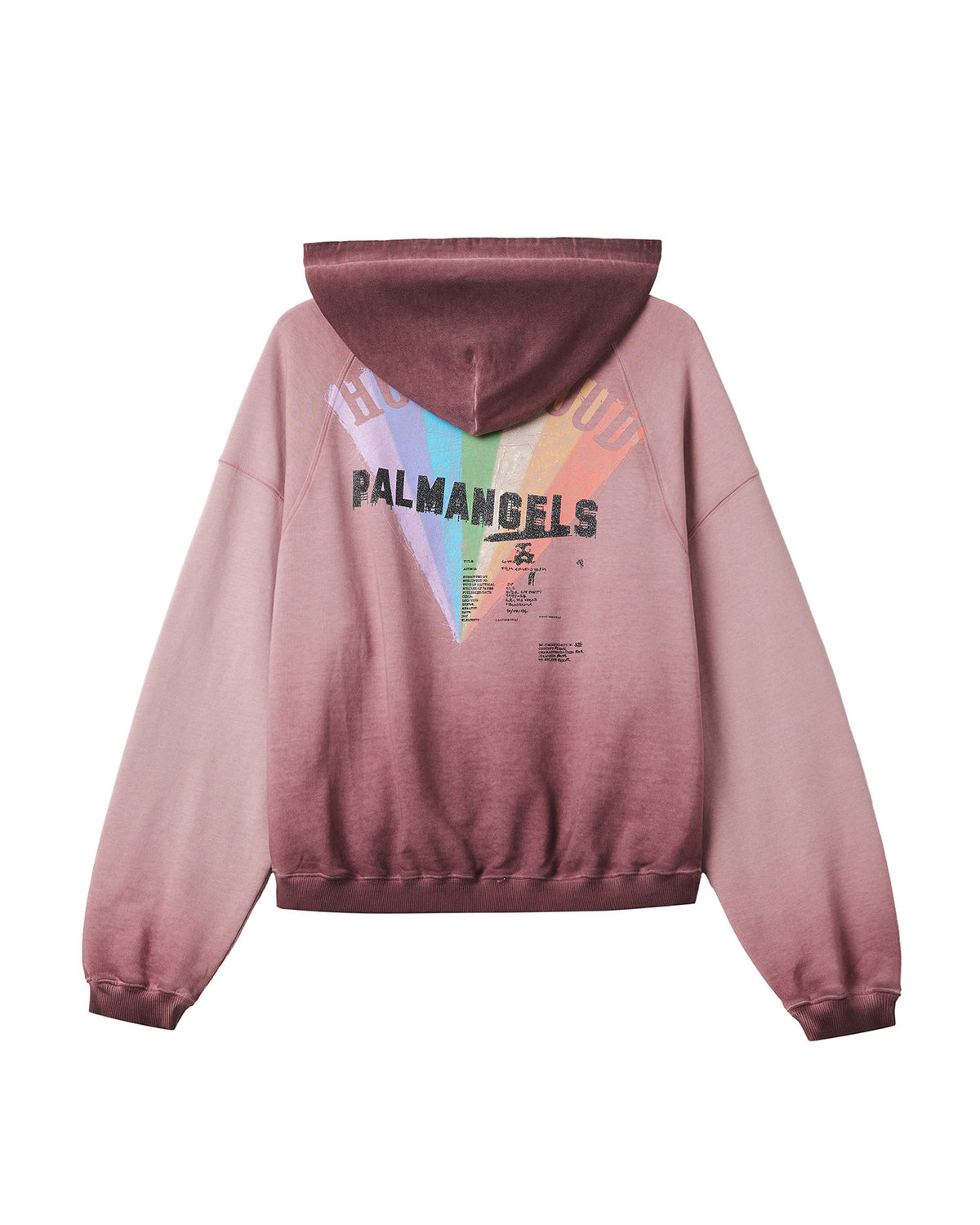 Washed hooded sweatshirt