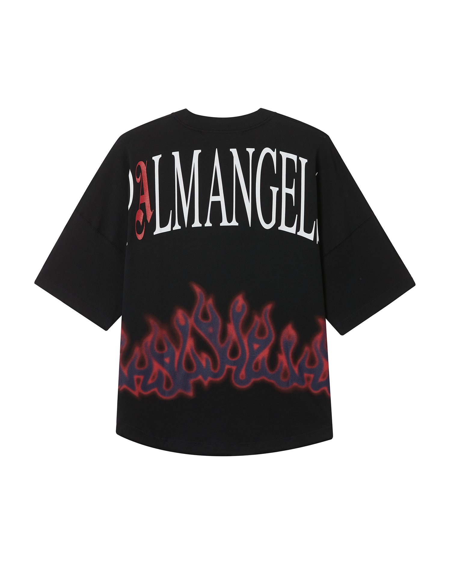 Flame print tee
