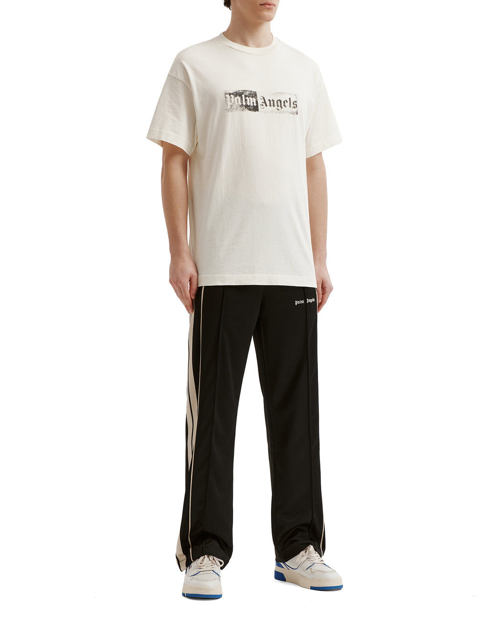 Box logo crew neck tee