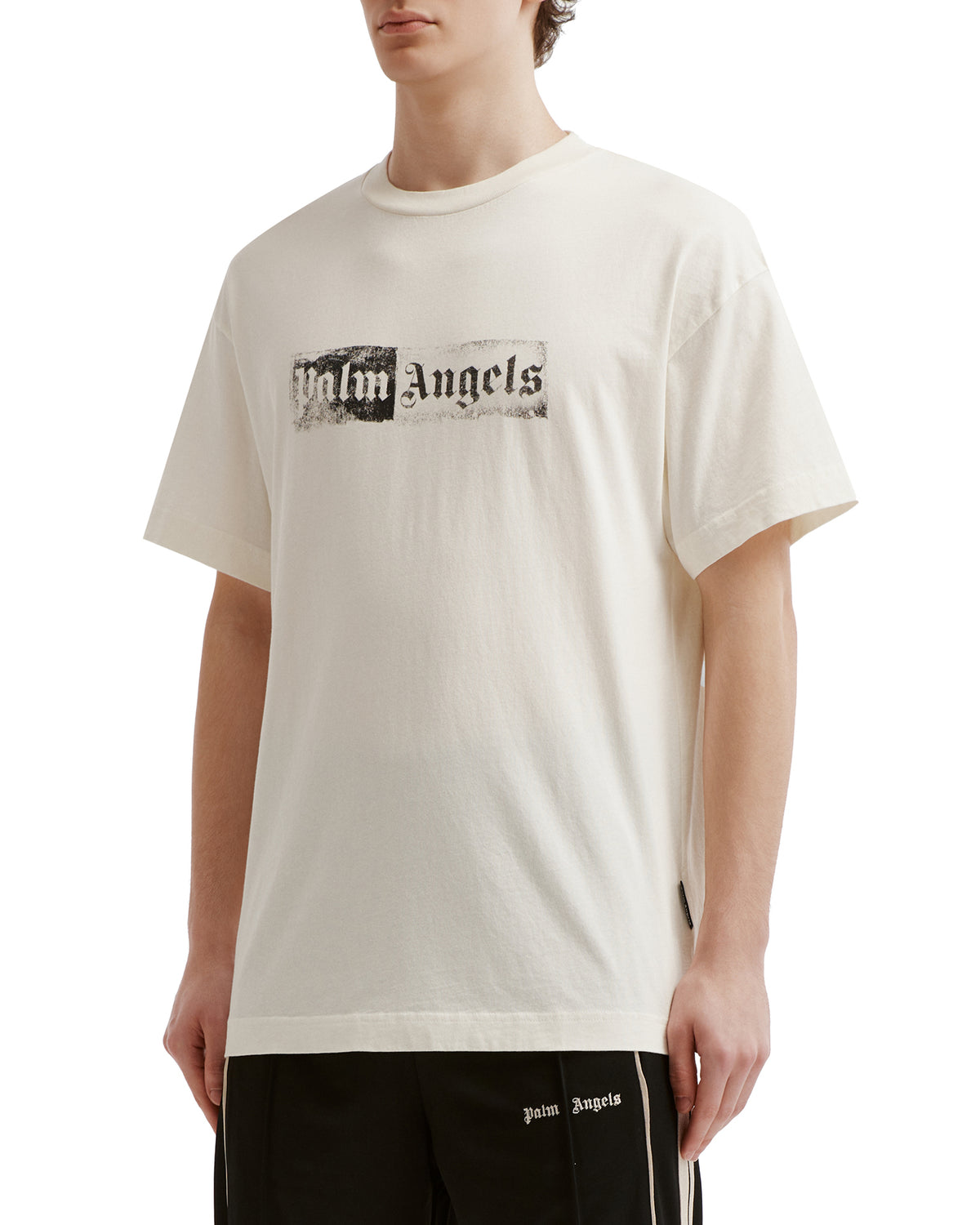 Box logo crew neck tee