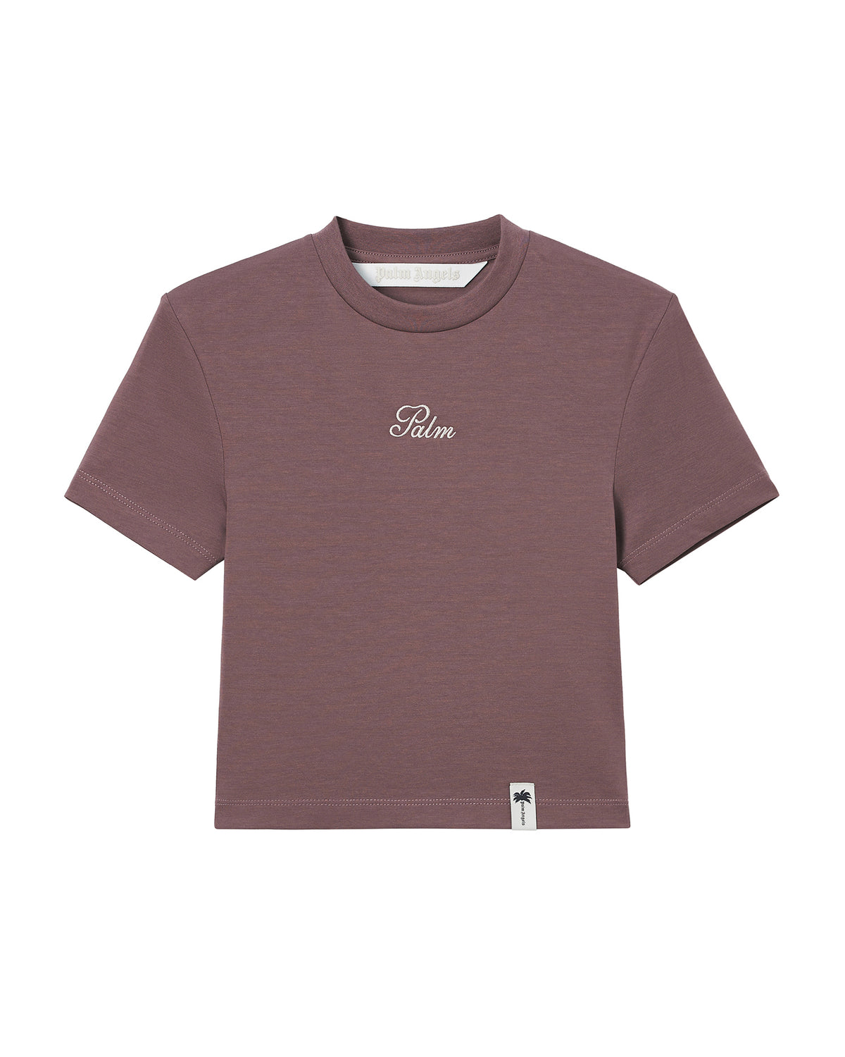 Cropped logo tee