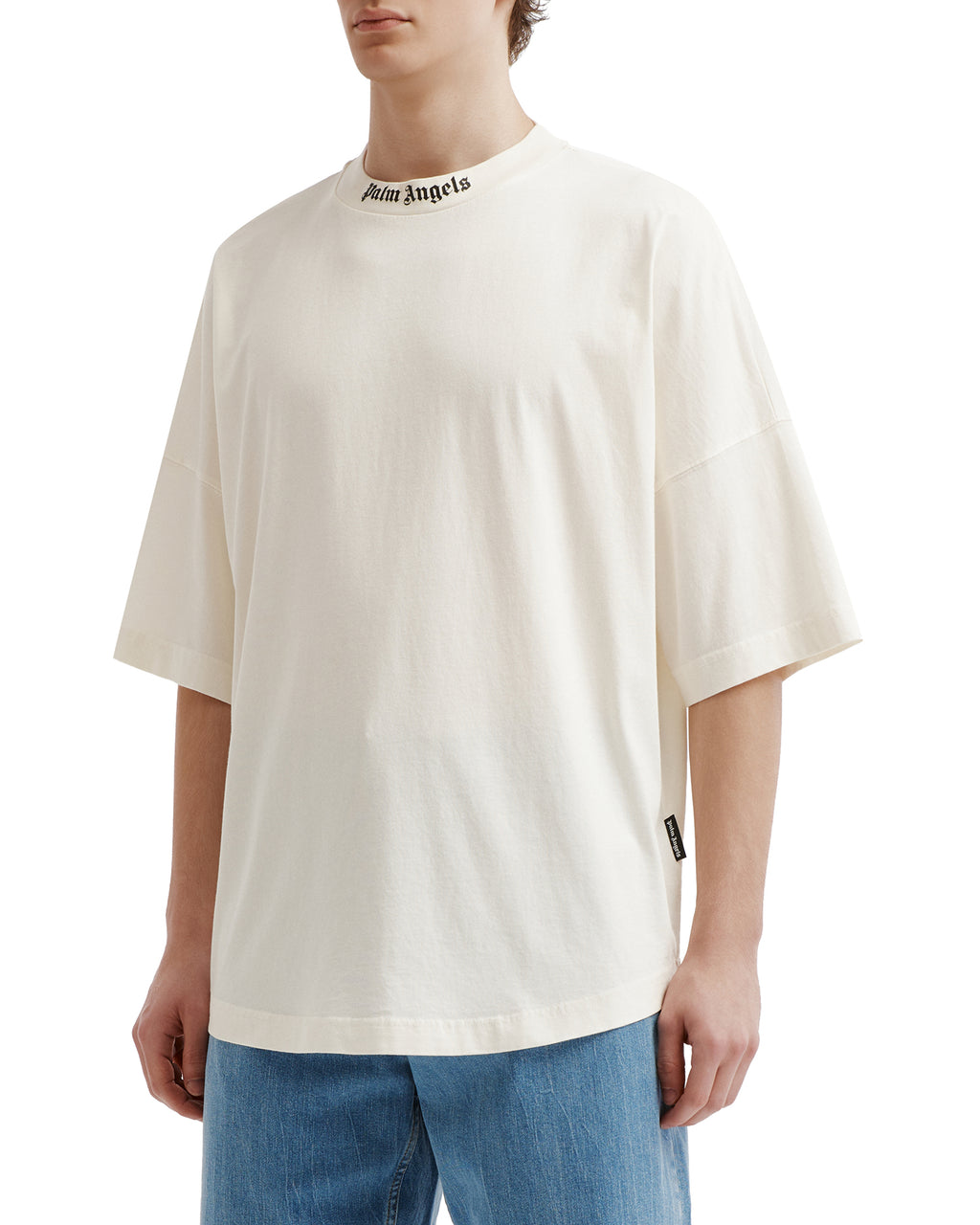 Neck logo tee