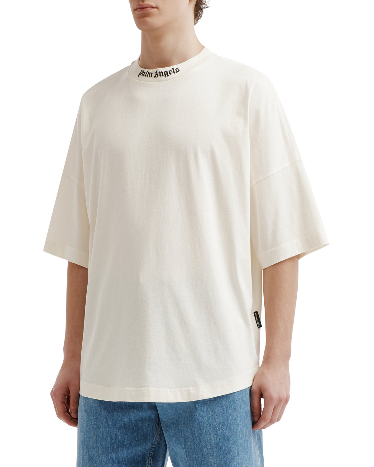 Neck logo tee