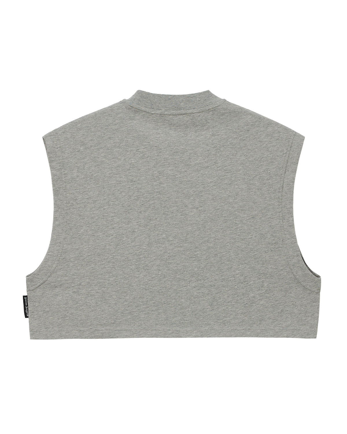 Sleeveless crop tee