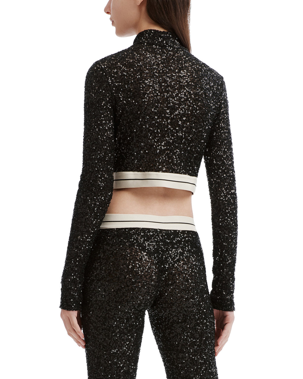 Mock neck crop top