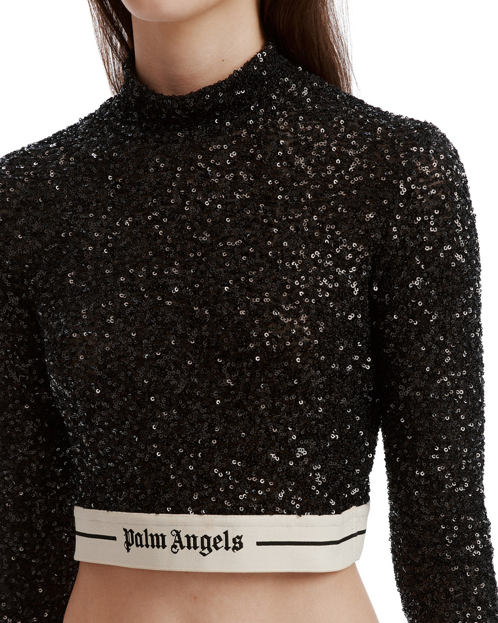 Mock neck crop top