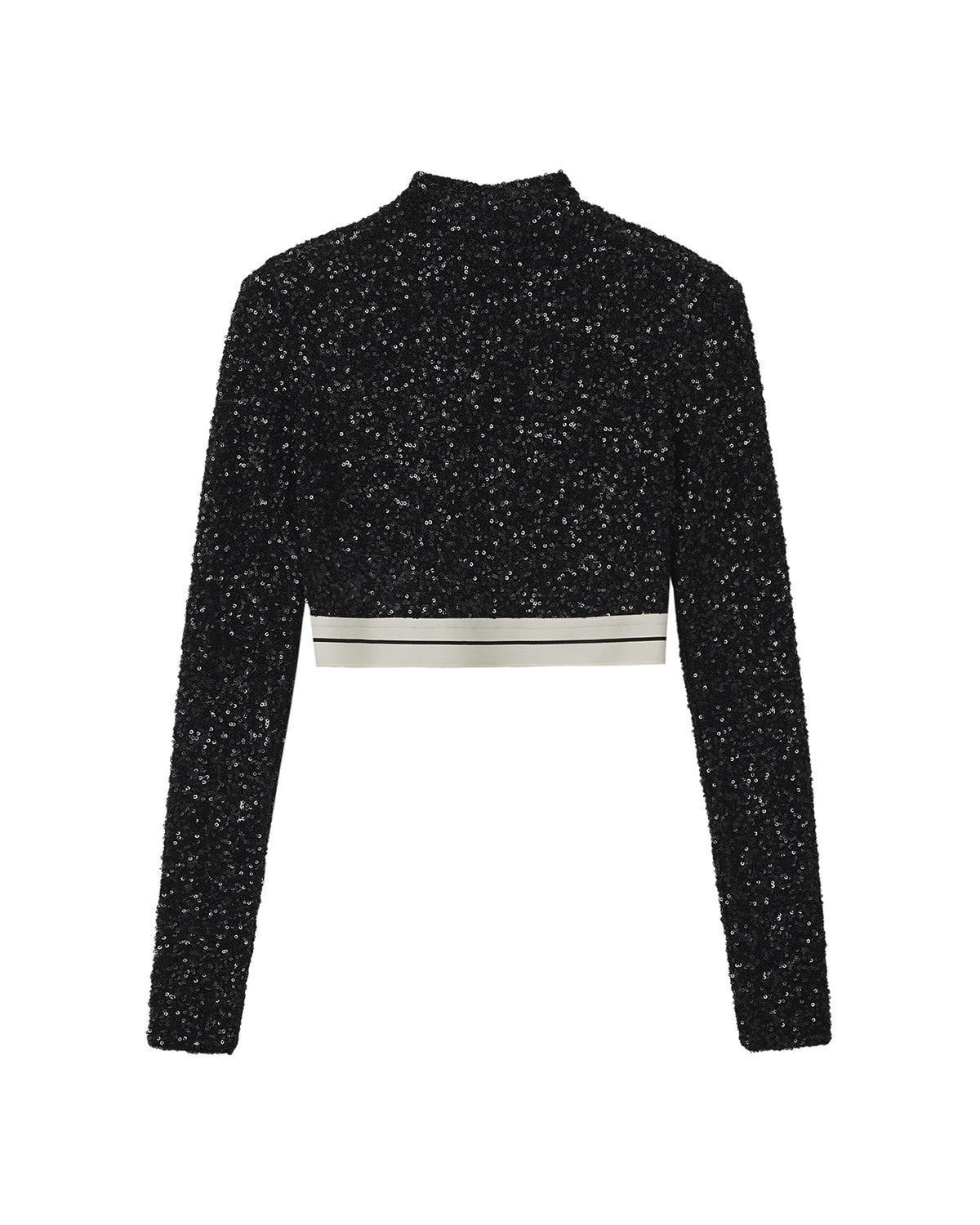 Mock neck crop top