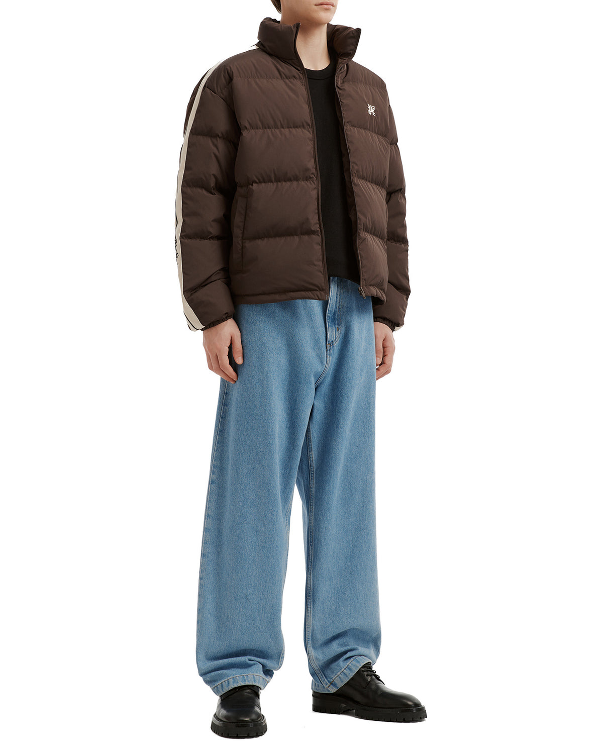Stand collar down jacket