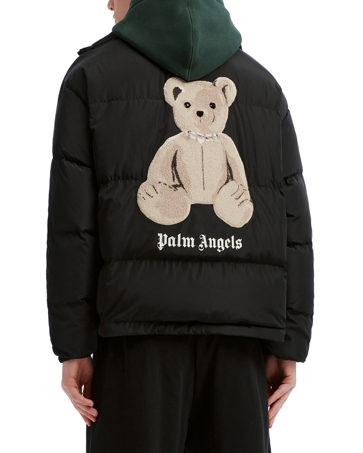 Stand collar puffer jacket