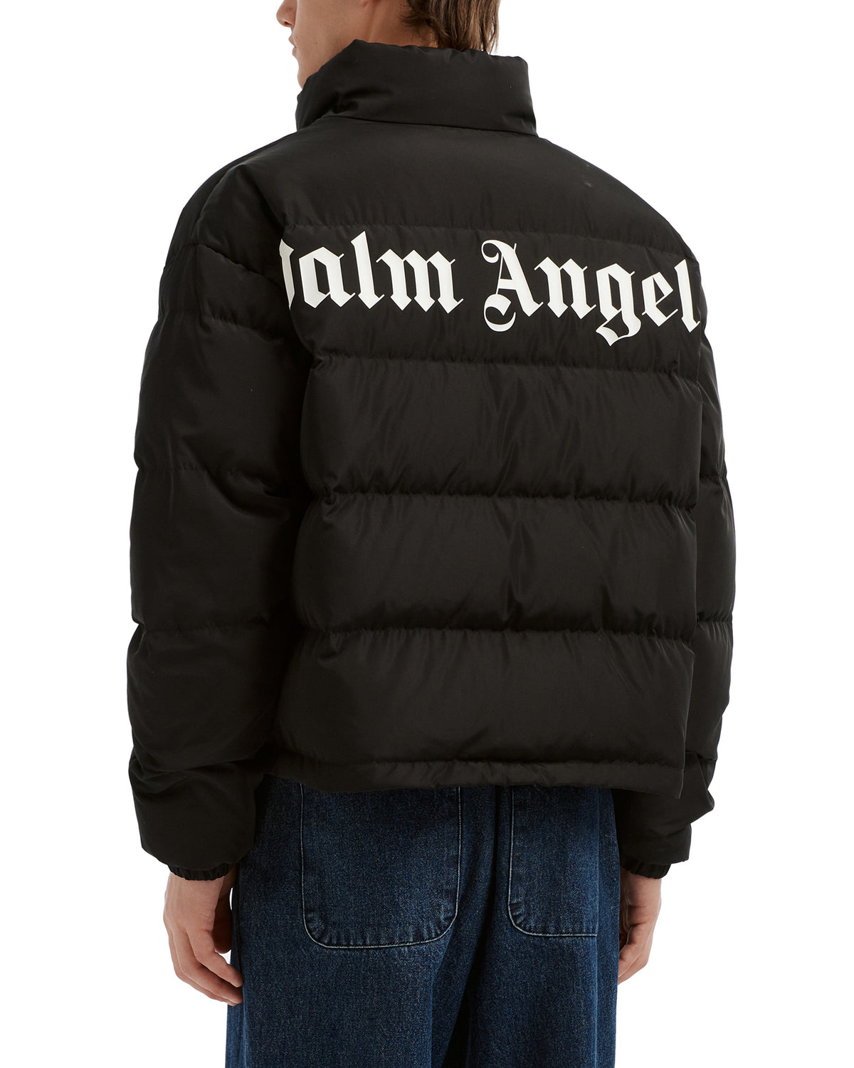 Quilted down jacket