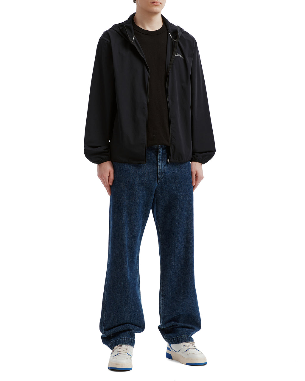 Zip hooded jacket