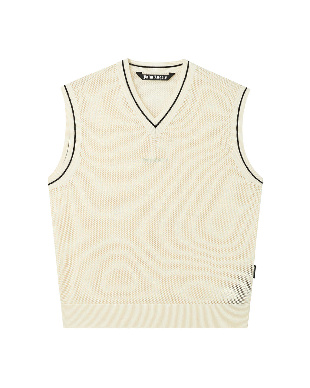 V-neck knit vest