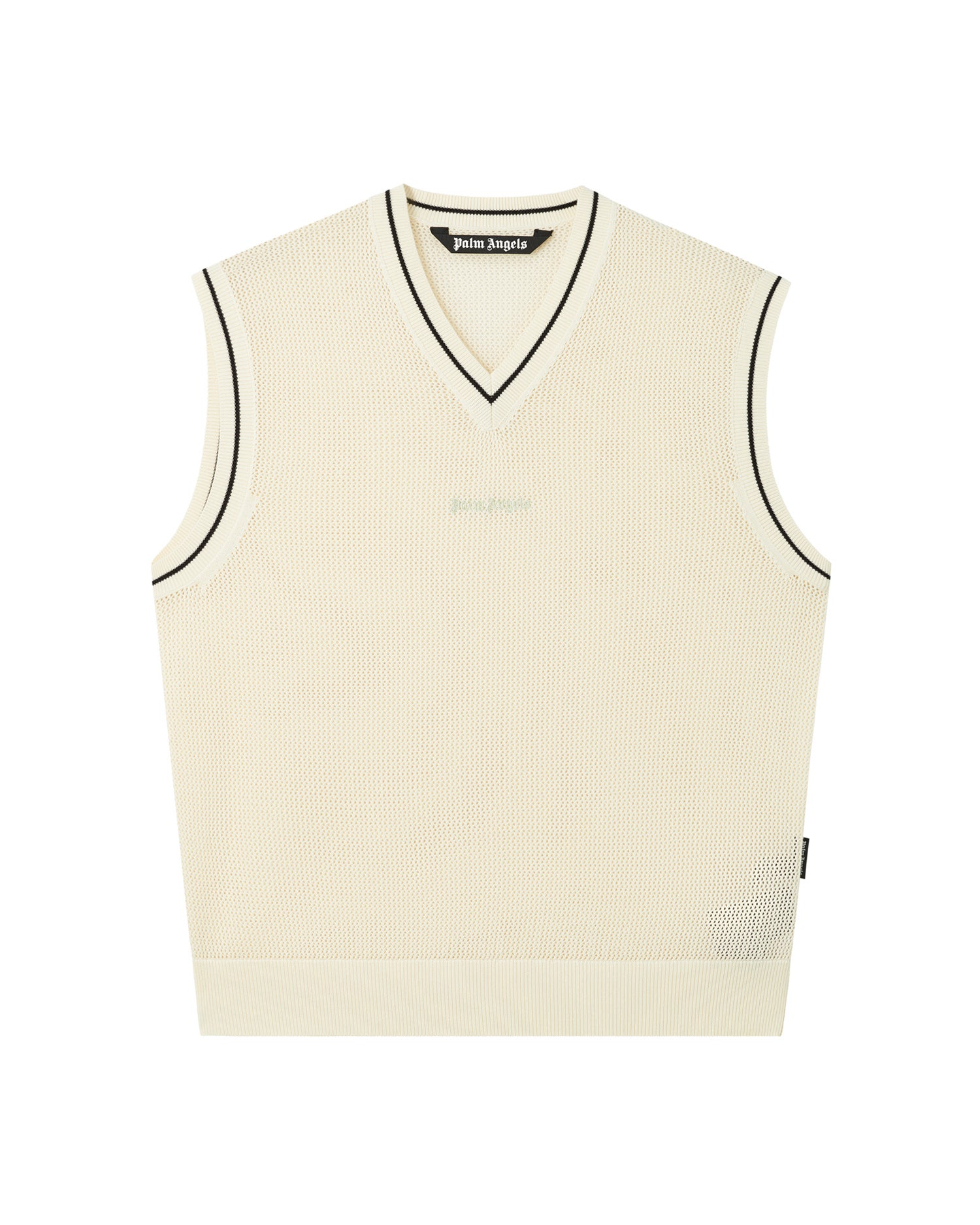 V-neck knit vest