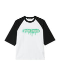 Graphic raglan tee